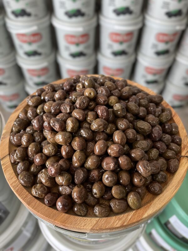 10 kg Yağlı Sele Sofralık Kahverengi Zeytin 261-290 Kalibre - 1